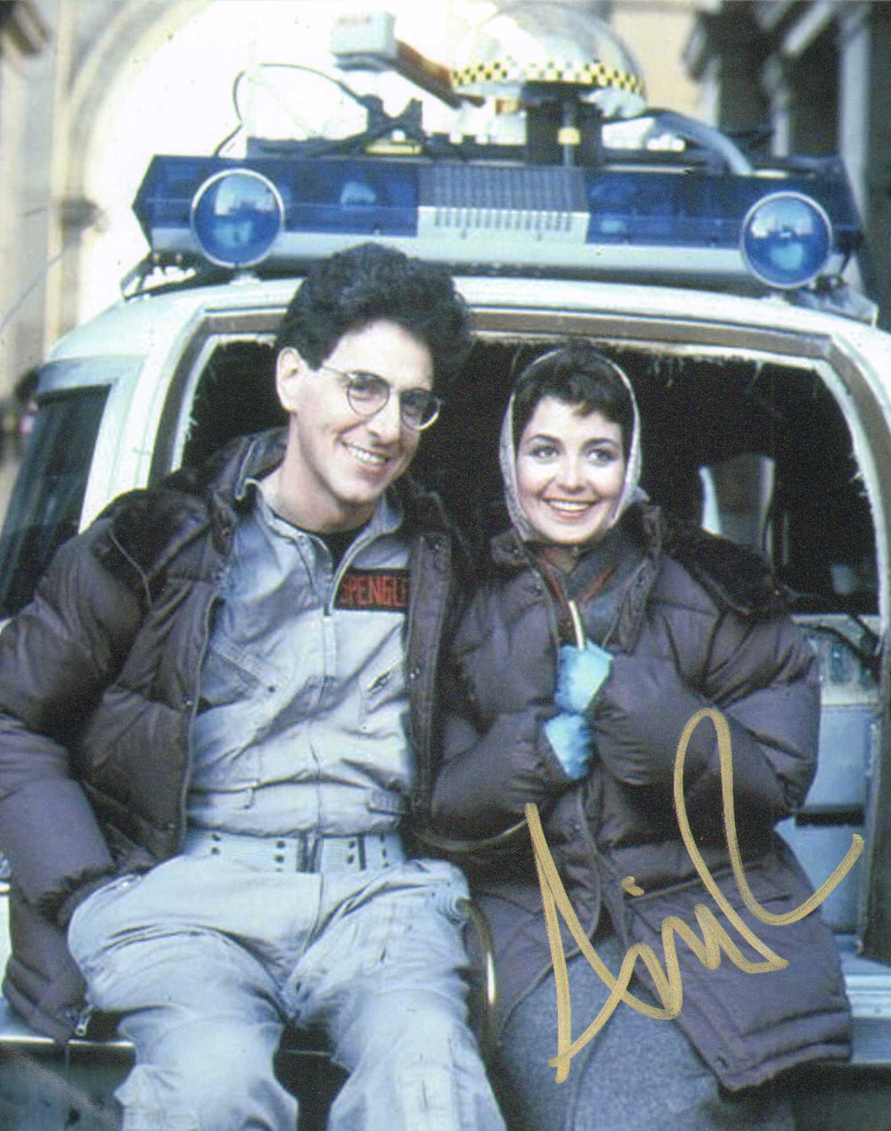 Annie Potts as Janine Melnitz in Ghostbusters II Behind the Scenes Signed 8x10 Photo