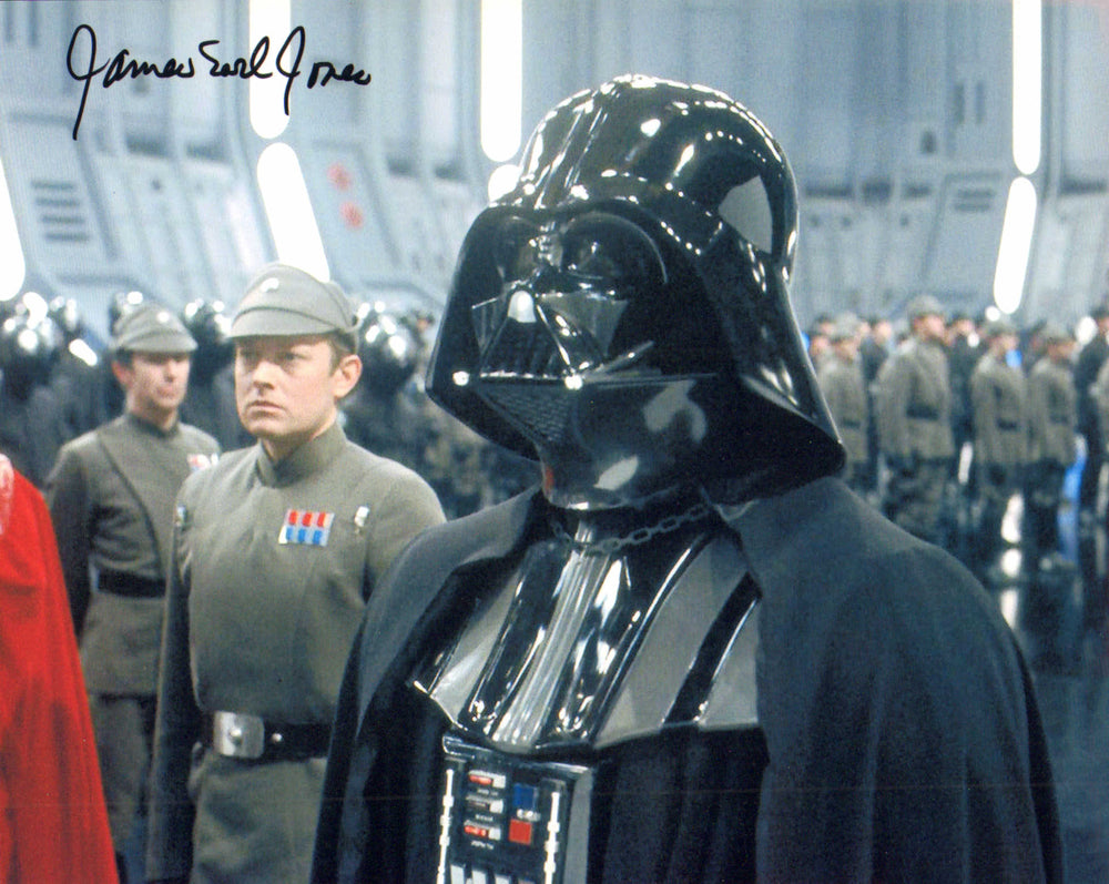 James Earl Jones as Darth Vader in Star Wars: The Empire Strikes Back Signed 8x10 Photo