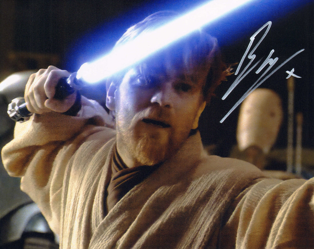 Ewan McGregor as Obi-Wan Kenobi in Star Wars Episode III: Revenge of the Sith (SWAU) Signed 8x10 Photo
