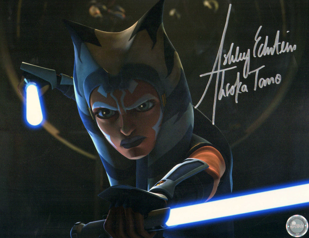 Ashley Eckstein as Ahsoka Tano in Star Wars: The Clone Wars (SWAU) Signed 11x14 Photo with Character Name
