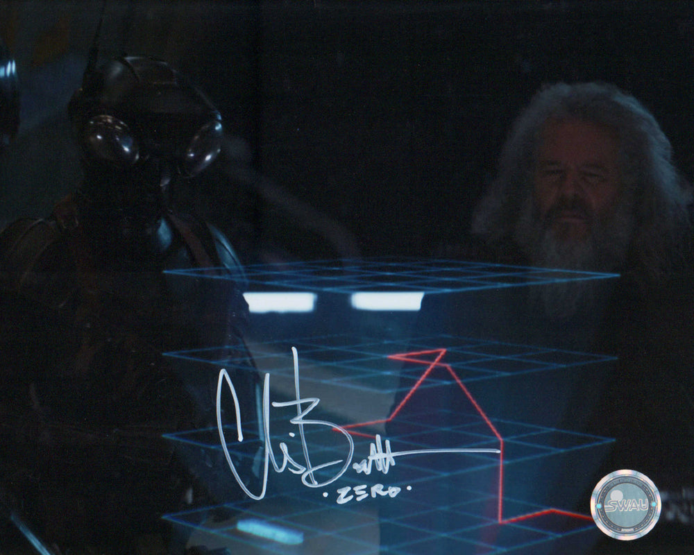 Christopher Bartlett as Q9-0 in Star Wars: The Mandalorian (SWAU) Signed 8x10 Photo with Character Name