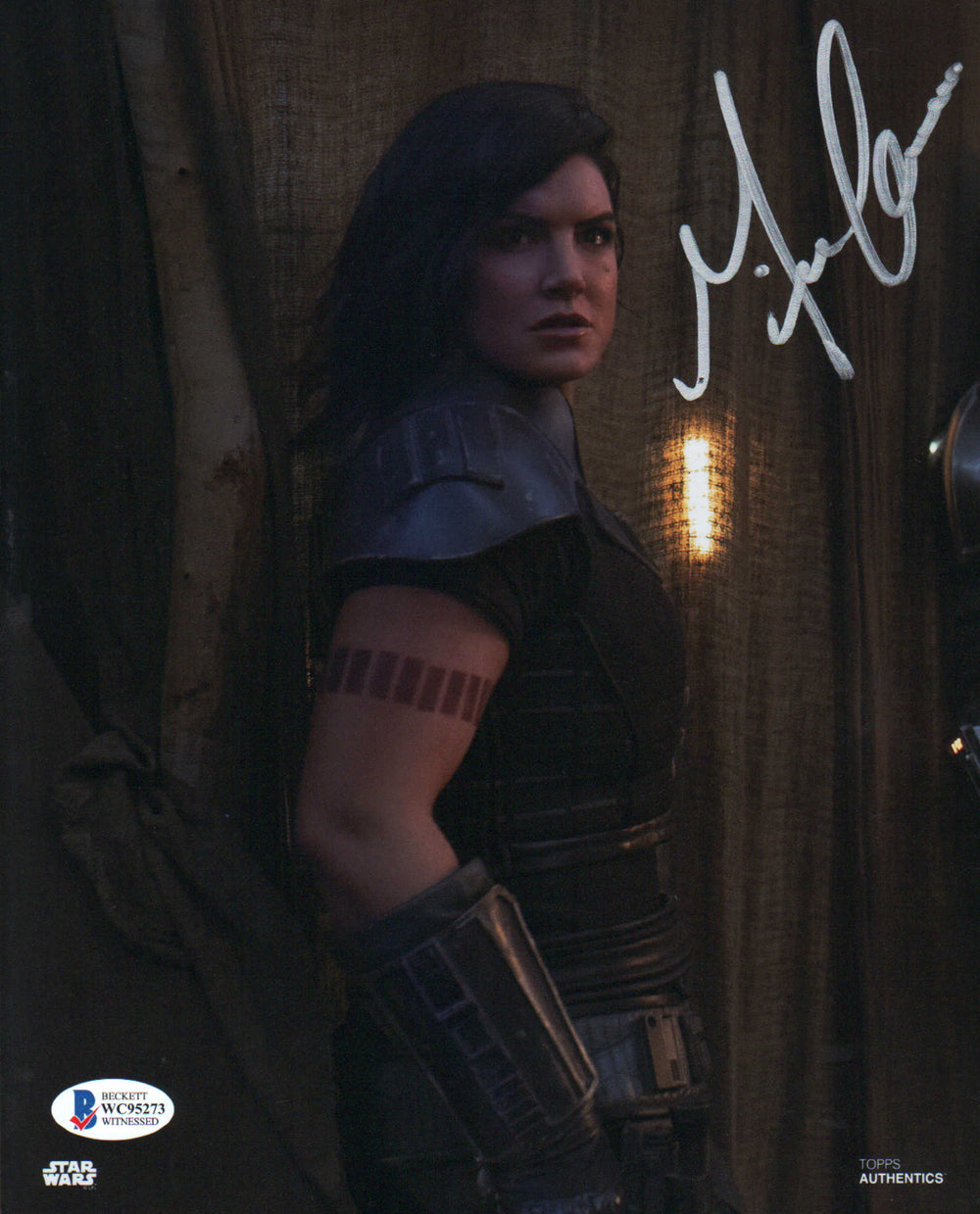 Gina Carano as Cara Dune in Star Wars: The Mandalorian (Beckett) Signed 8x10 Photo