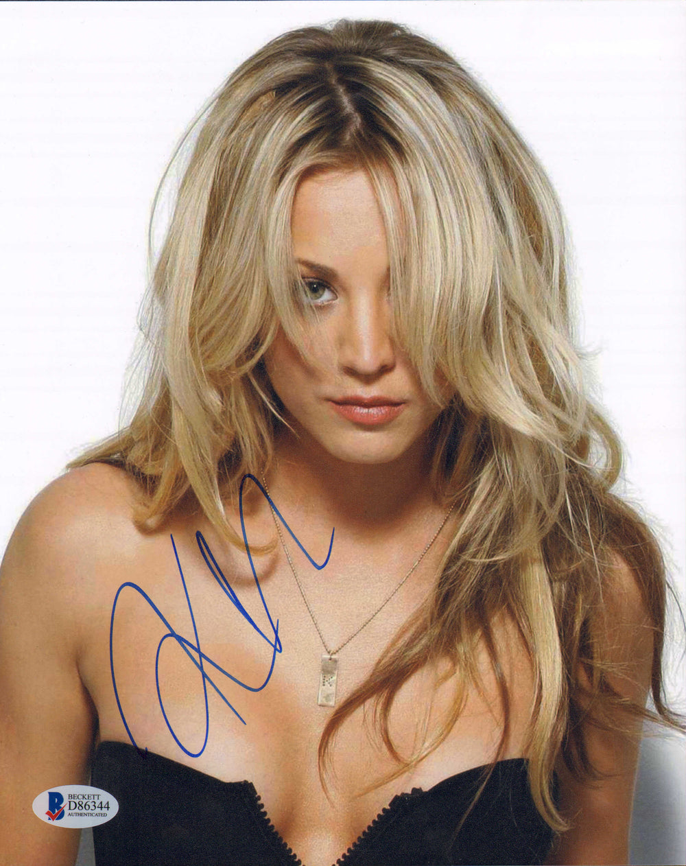 Kaley Cuoco from Harley Quinn & The Big Bang Theory Sexy (Beckett) Signed 8x10 Photo