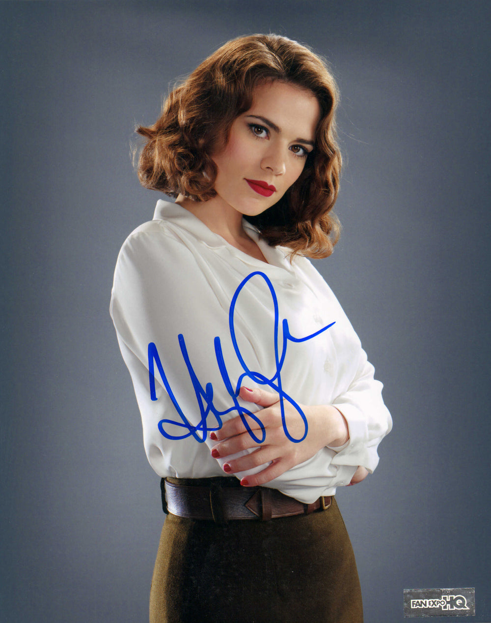 Hayley Atwell as Peggy Carter in Captain America: The First Avenger (Fan Expo HQ) Signed 8x10 Photo