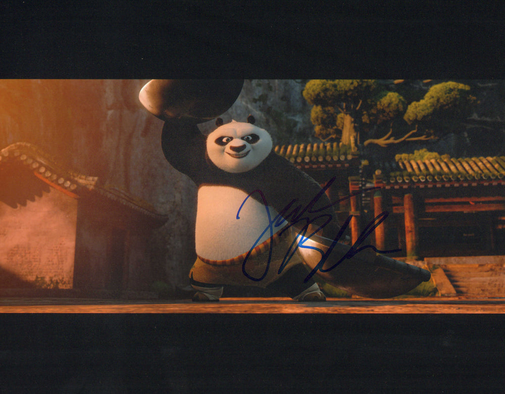 Jack Black as Po Ping in Kung Fu Panda Signed 11x14 Photo