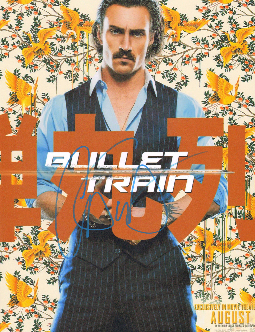 Aaron Taylor-Johnson as Tangerine in Bullet Train Signed 11x14 Photo
