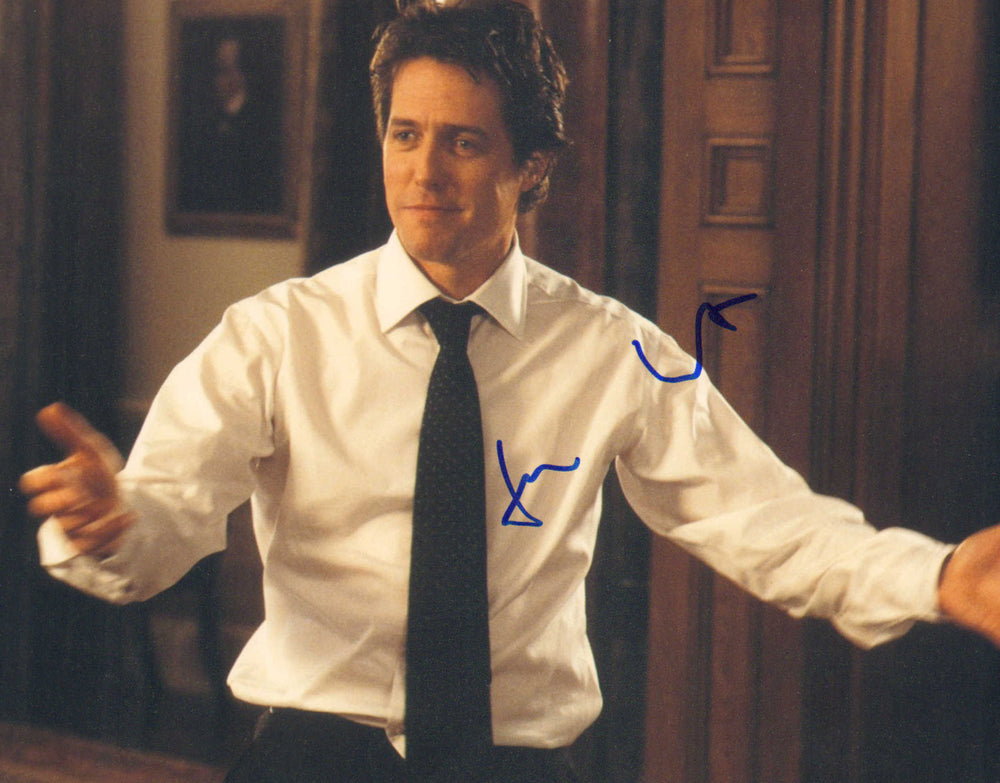 Hugh Grant as The Prime Minister in Love Actually Signed 8x10 Photo