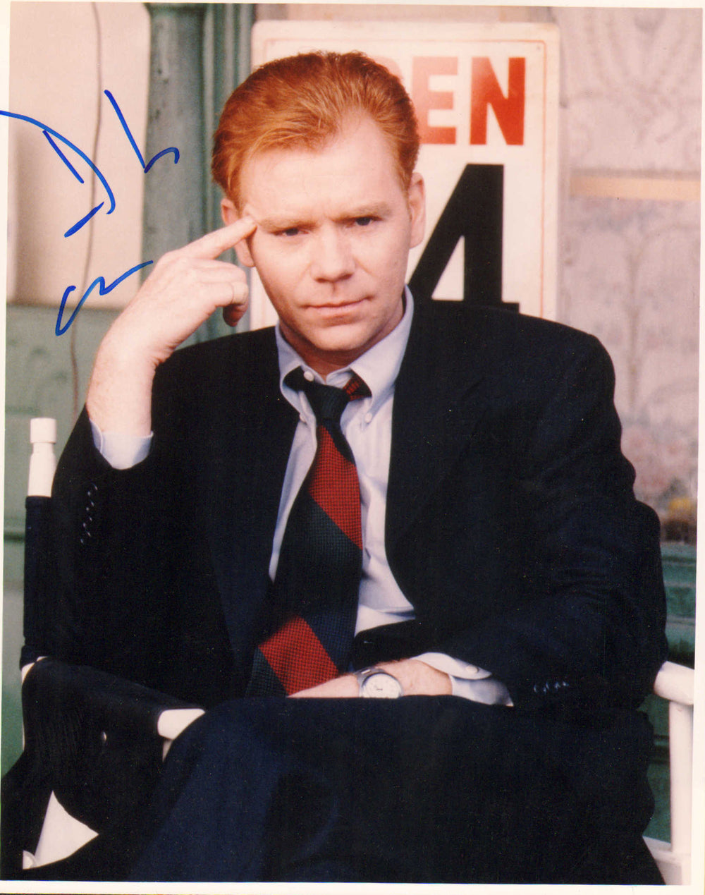 David Caruso as Lieutenant Horatio Caine in CSI: Miami Signed 8x10 Photo