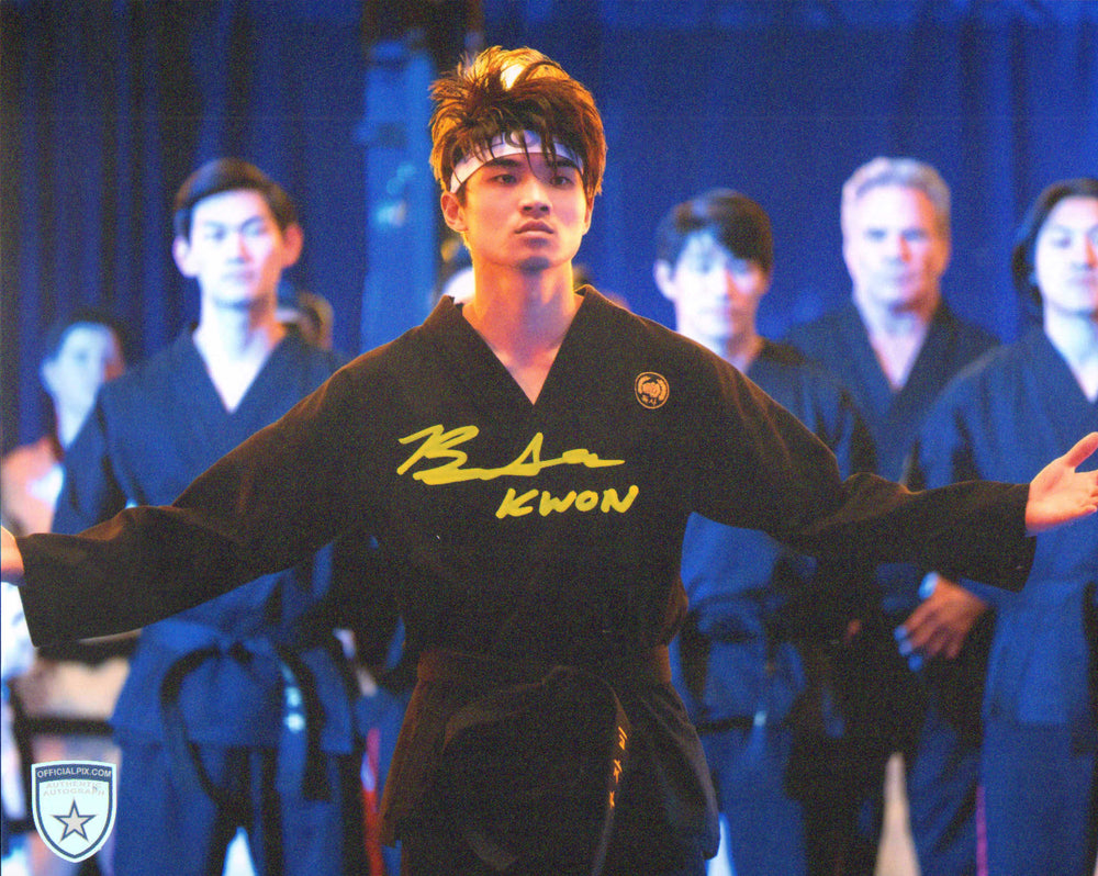 Brandon H. Lee as Kwon Jae-Sung in Cobra Kai (Official Pix) Signed 8x10 Photo with Character Name