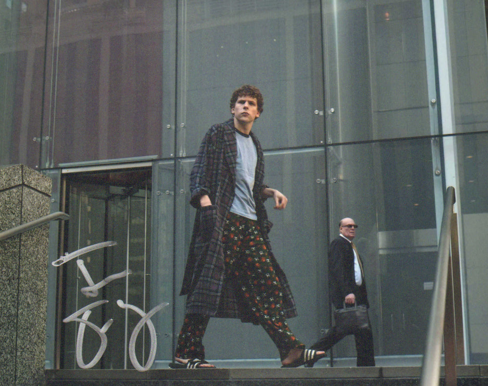 Jesse Eisenberg as Mark Zuckerberg in The Social Network Signed 8x10 Photo