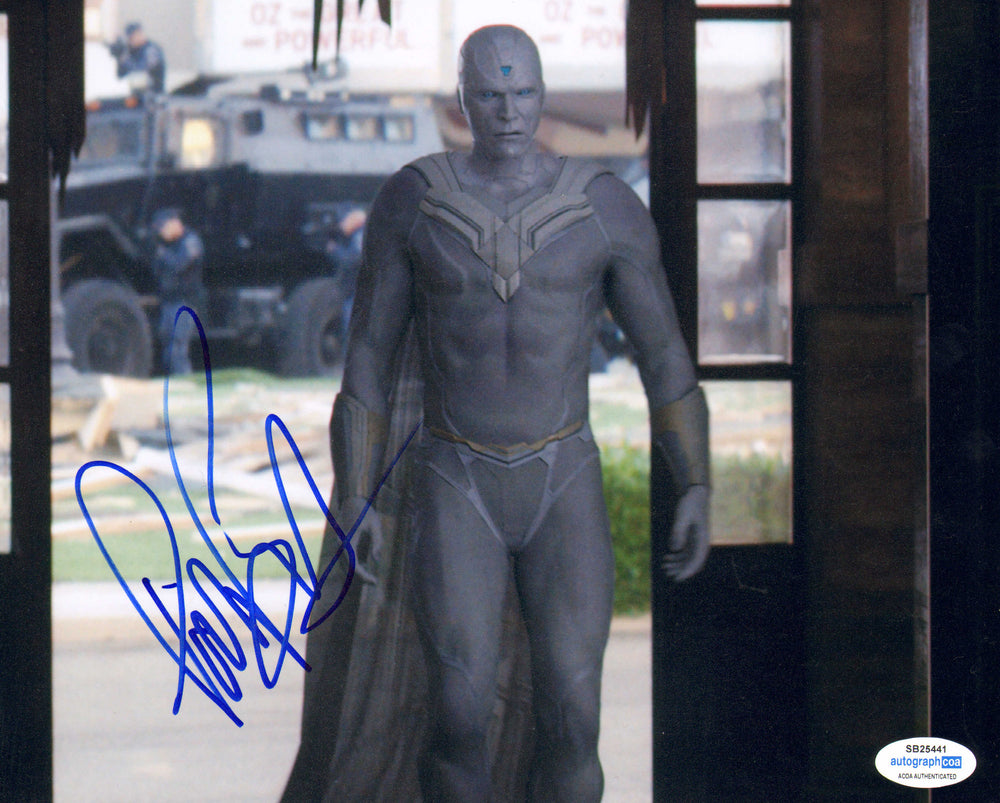 Paul Bettany as Vision in WandaVision Signed 8x10 Photo