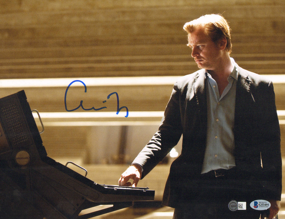 Christopher Nolan Director of The Dark Knight, Inception, Interstellar, The Prestige, & Oppenheimer (Beckett) Signed 11x14 Photo