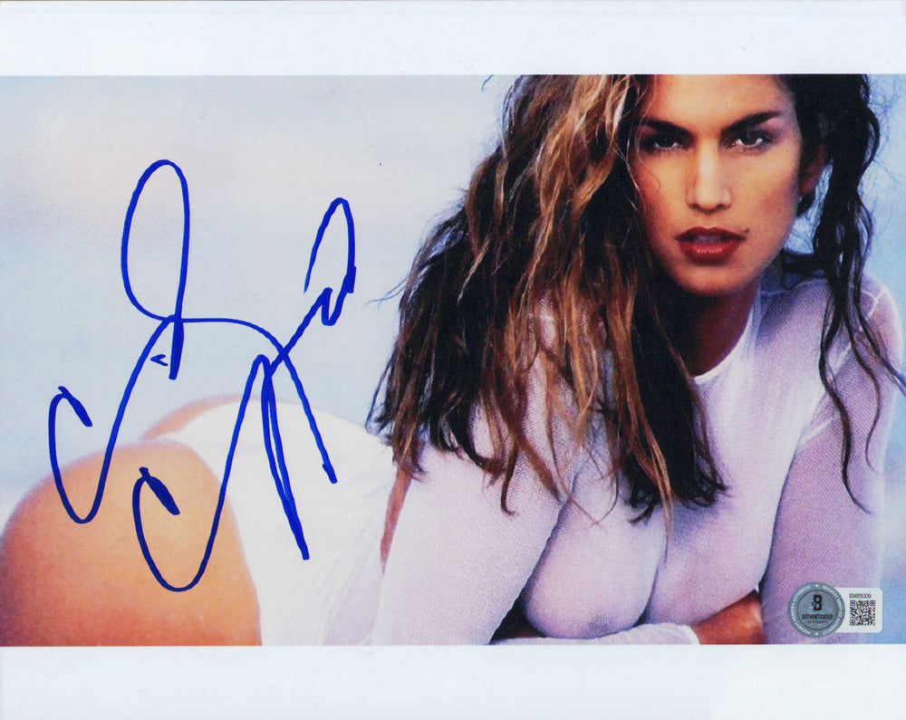 Cindy Crawford Sexy Signed 8x10 Photo