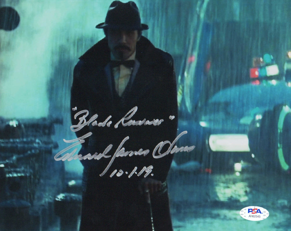 Edward James Olmos as Gaff in Ridley Scott's Blade Runner (PSA) Signed 8x10 Photo