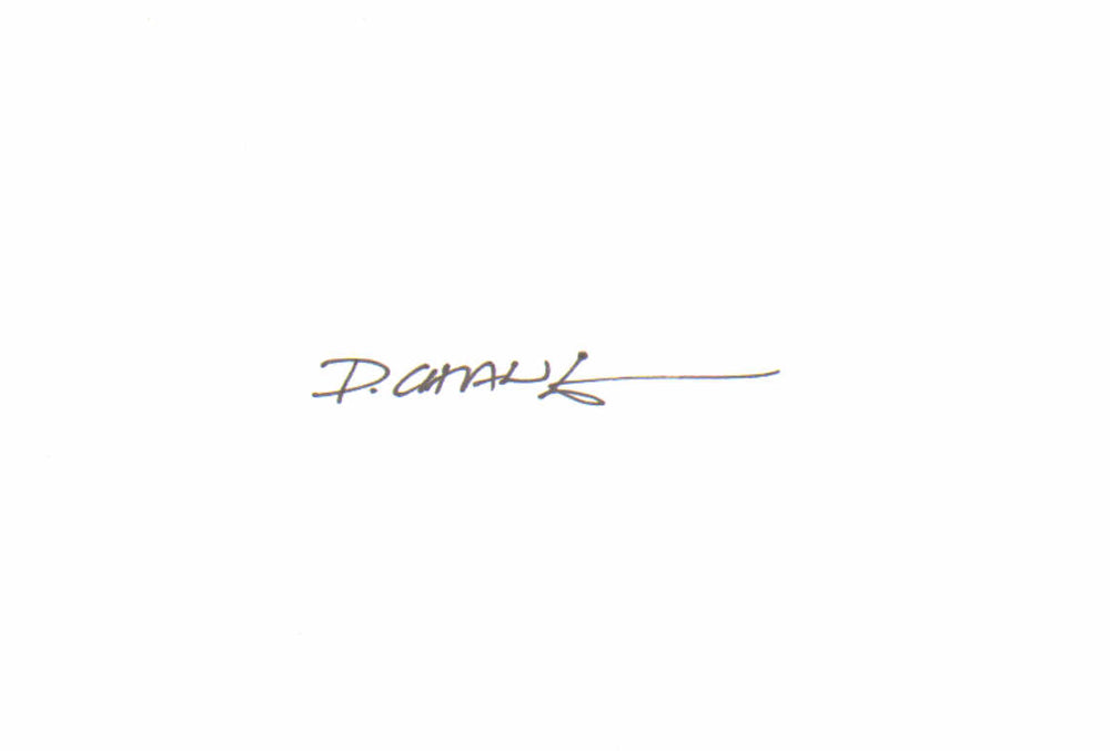 Doug Chiang Lucasfilm Design Supervisor & Art Director Signed 4x6 Index Card
