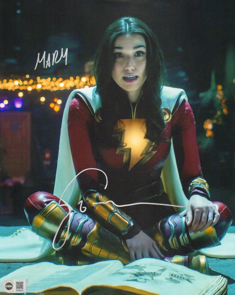 Grace Currey as Mary Marvel in Shazam: Fury of the Gods (SWAU) Signed 11x14 Photo with Character Name