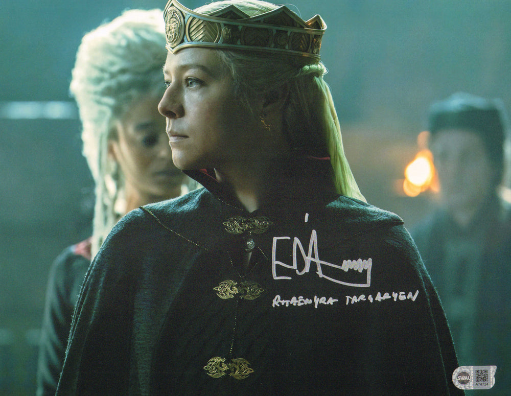 Emma D'Arcy as Rhaenyra Targaryen in HBO's House of the Dragon (SWAU) Signed 11x14 Photo with Character Name