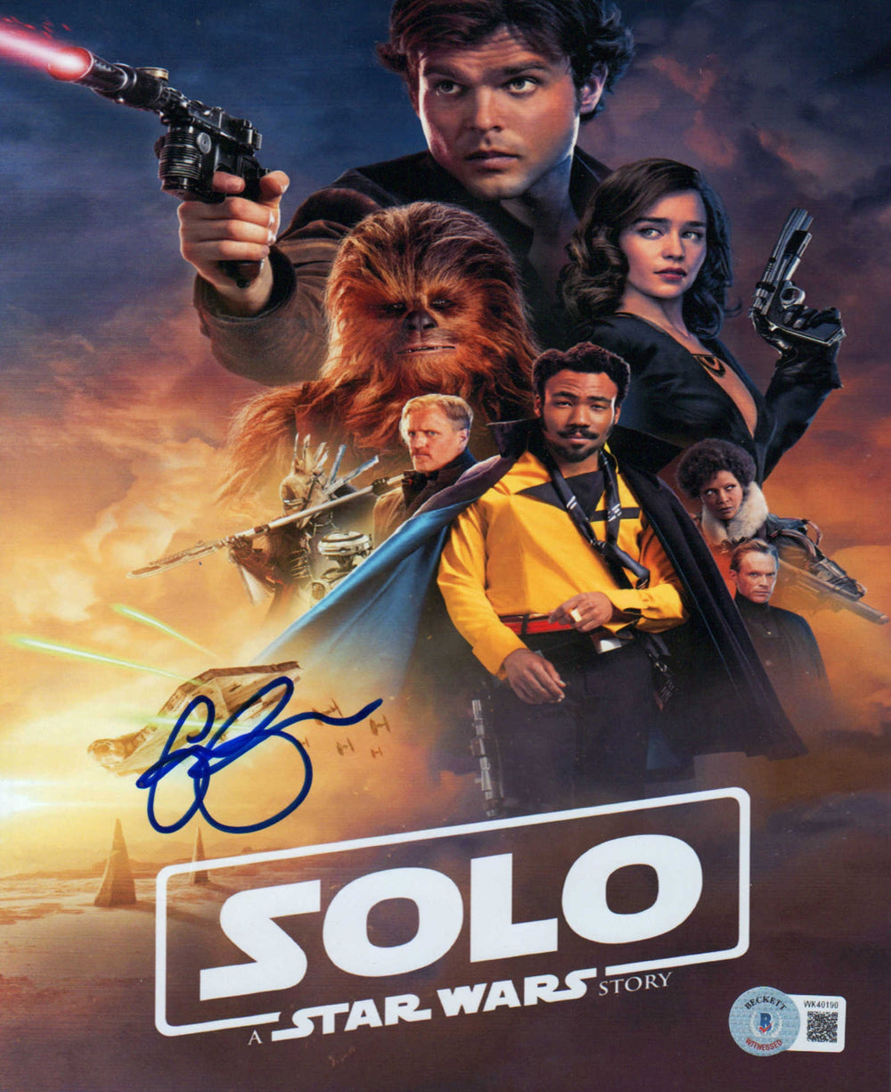 Emilia Clarke as Qi'ra in Solo: A Star Wars Story (Beckett) Signed 8x10 Photo