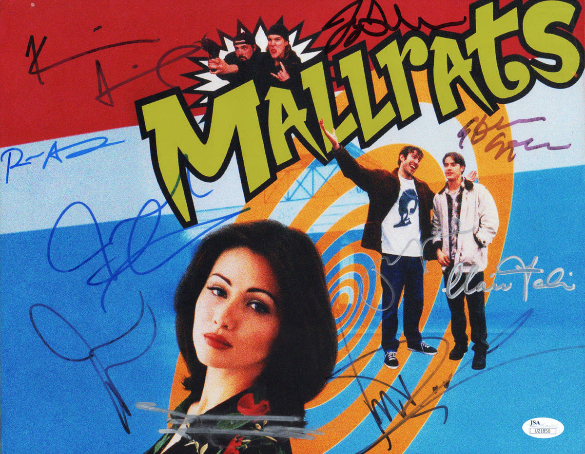 Mallrats 11x14 Photo Cast Signed by Kevin Smith, Jason Mewes, Jeremy L ...