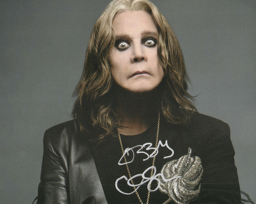 Ozzy Osborne from Black Sabbath Signed 8x10 Photo