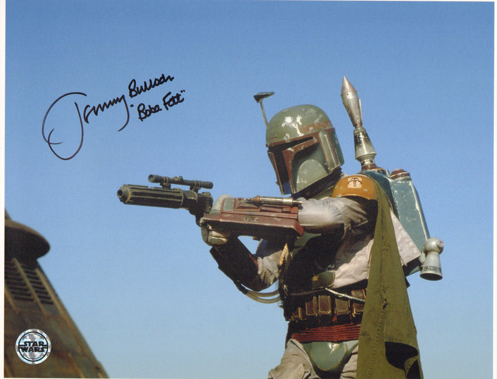 Jeremy Bulloch as Boba Fett in Star Wars: Return of the Jedi (Official Pix) Signed 11x14 Photo