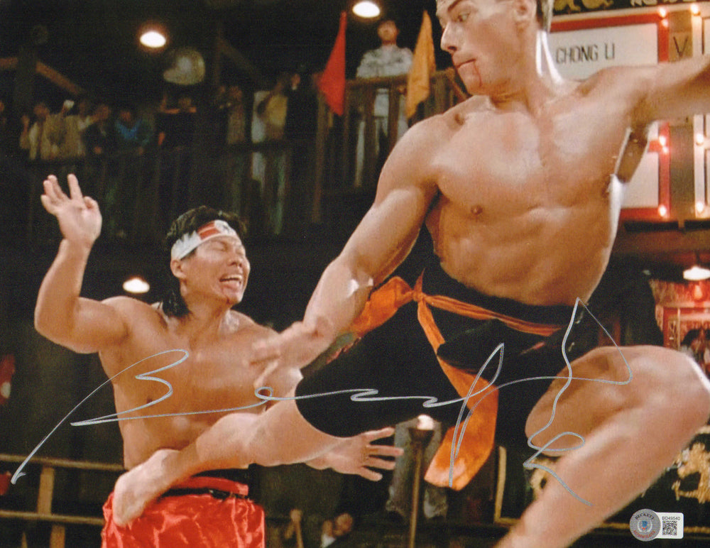 Bolo Yeung as Chong Li in Bloodsport (Beckett) Signed 11x14 Photo