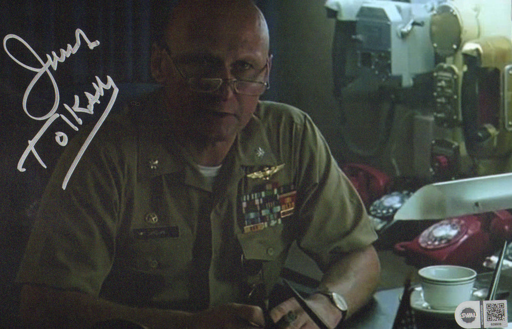 James Tolkan as Stingerin Top Gun (SWAU) Signed 8x12 Photo
