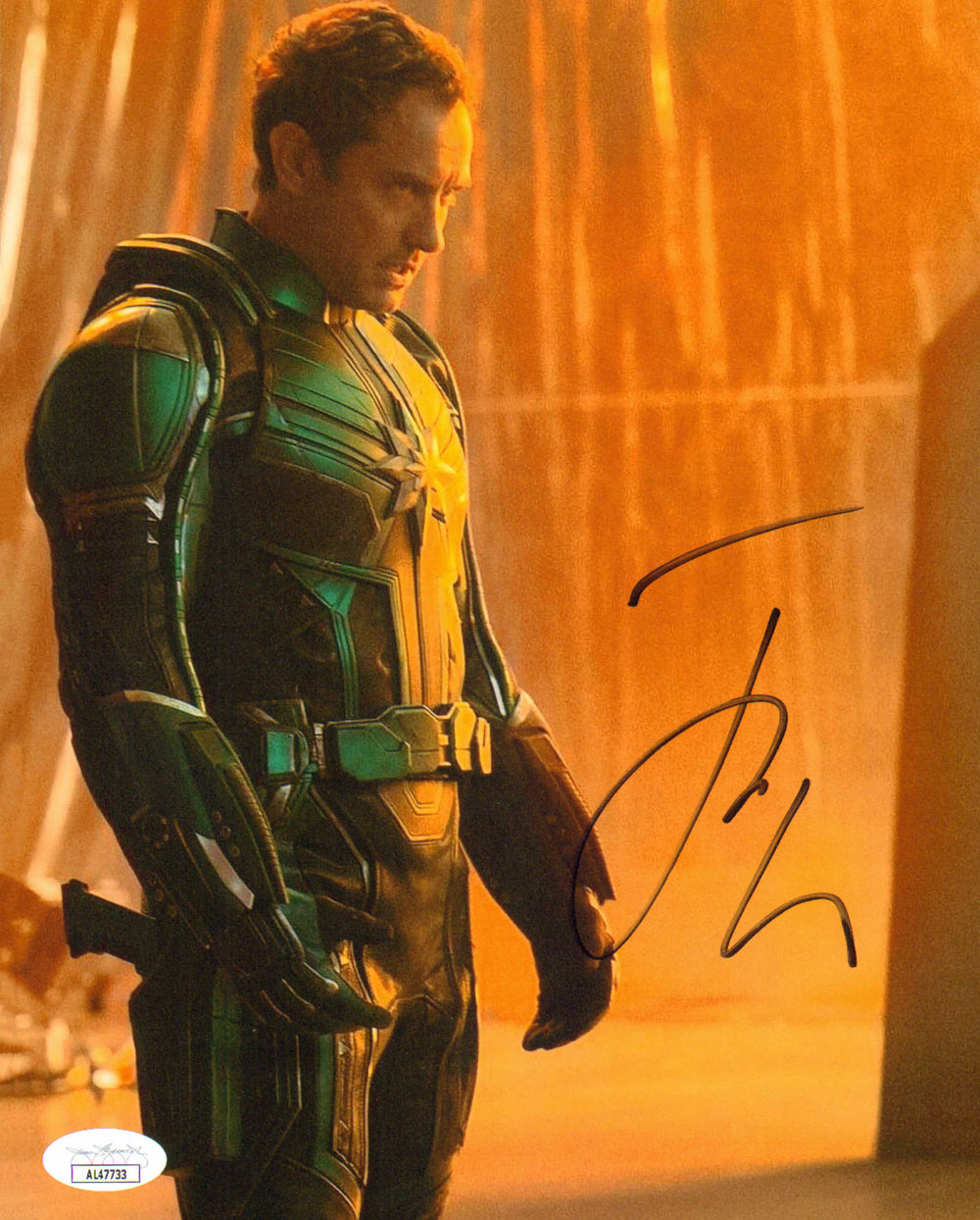 Jude Law as Yon-Rogg in Captain Marvel (JSA) Signed 8x10 Photo