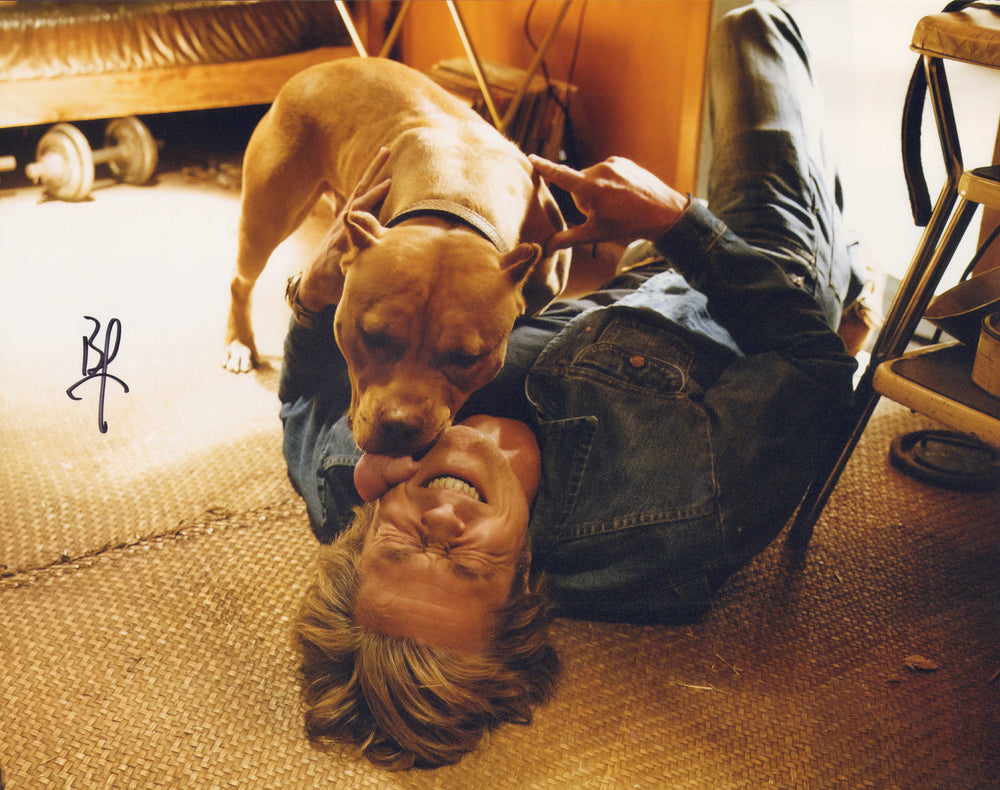 Brad Pitt as Cliff Booth in Quentin Tarantino's Once Upon a Time...in Hollywood Signed 11x14 Photo