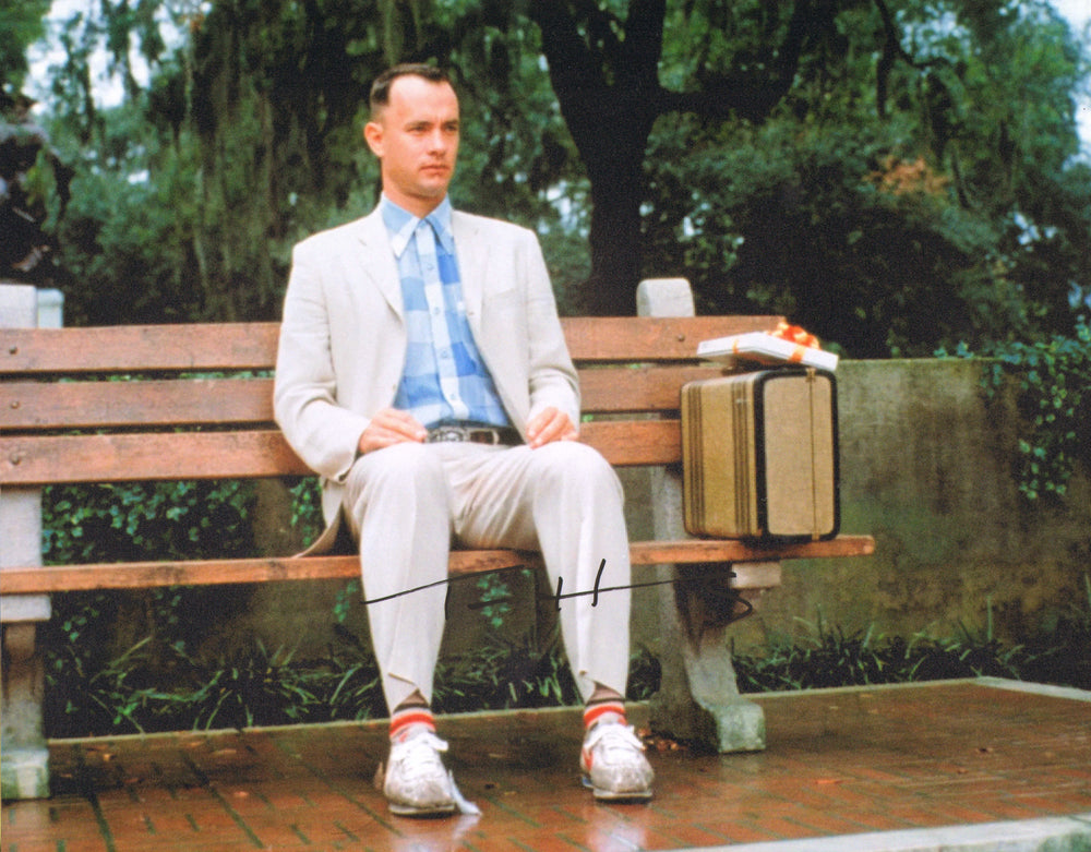 Tom Hanks as Forrest Gump in Forrest Gump Signed 11x14 Photo