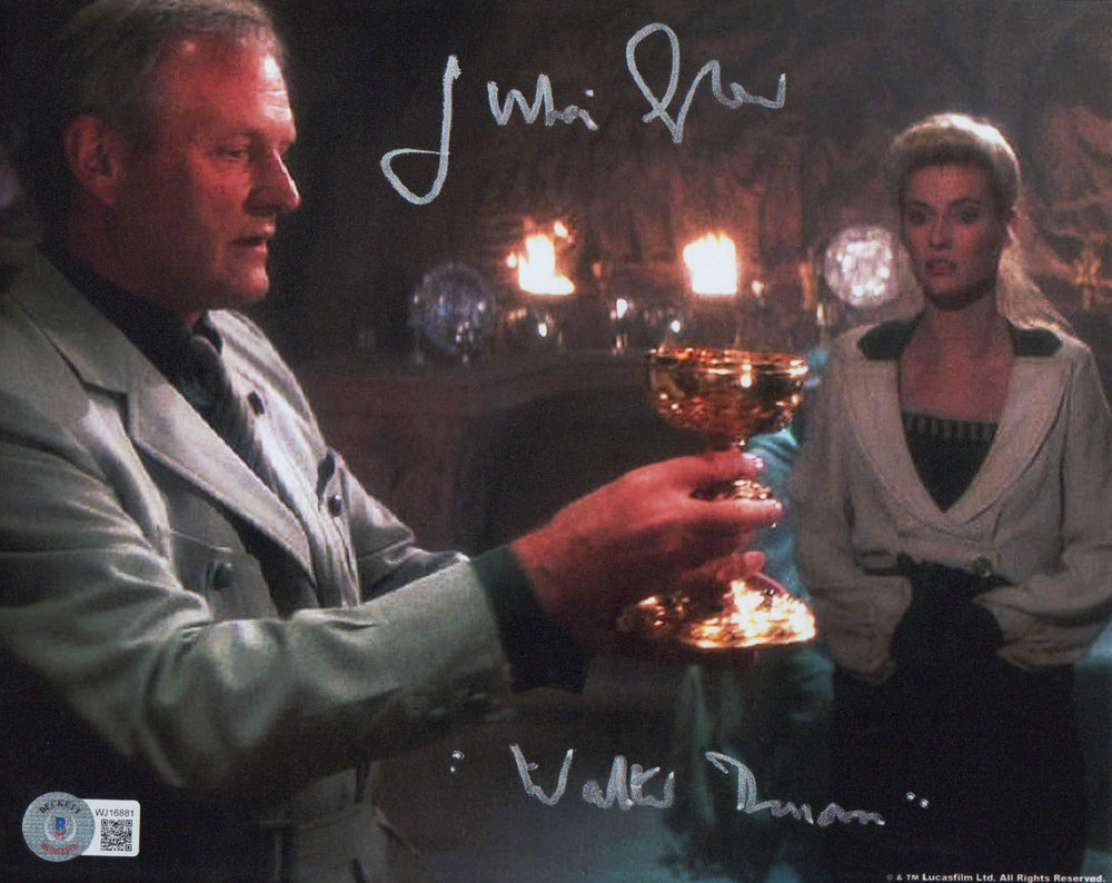 Julian Glover as Walter Donovan in Indiana Jones and the Last Crusade (Beckett) Signed 8x10 Photo with Character Name