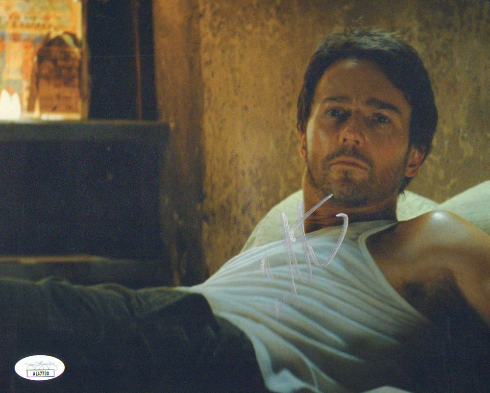 Edward Norton as Bruce Banner / The Hulk in The Incredible Hulk (JSA) Signed 8x10 Photo - Hard to Find