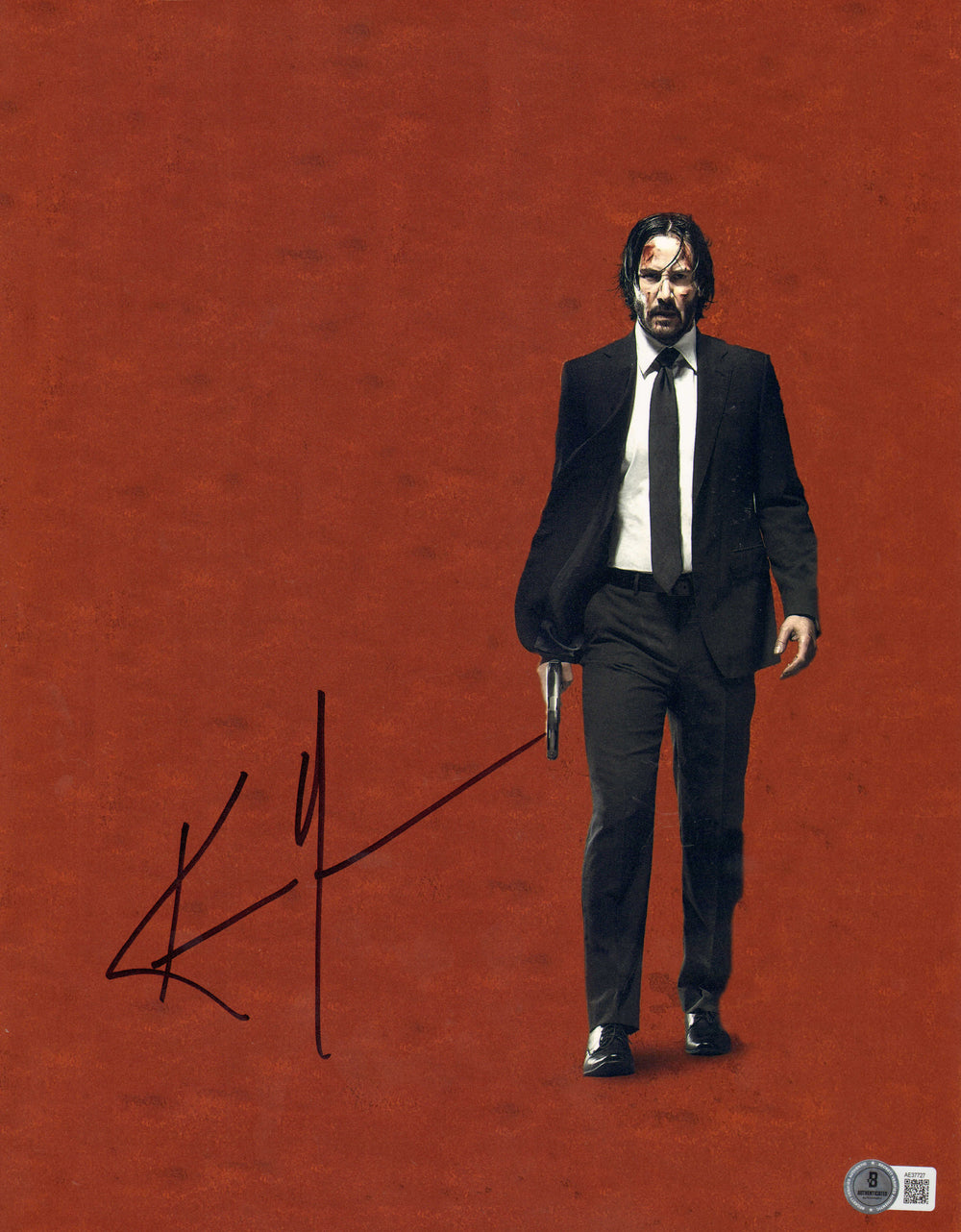 Keanu Reeves as John Wick in John Wick: Chapter 3 – Parabellum (Beckett) Signed 11x14 Photo