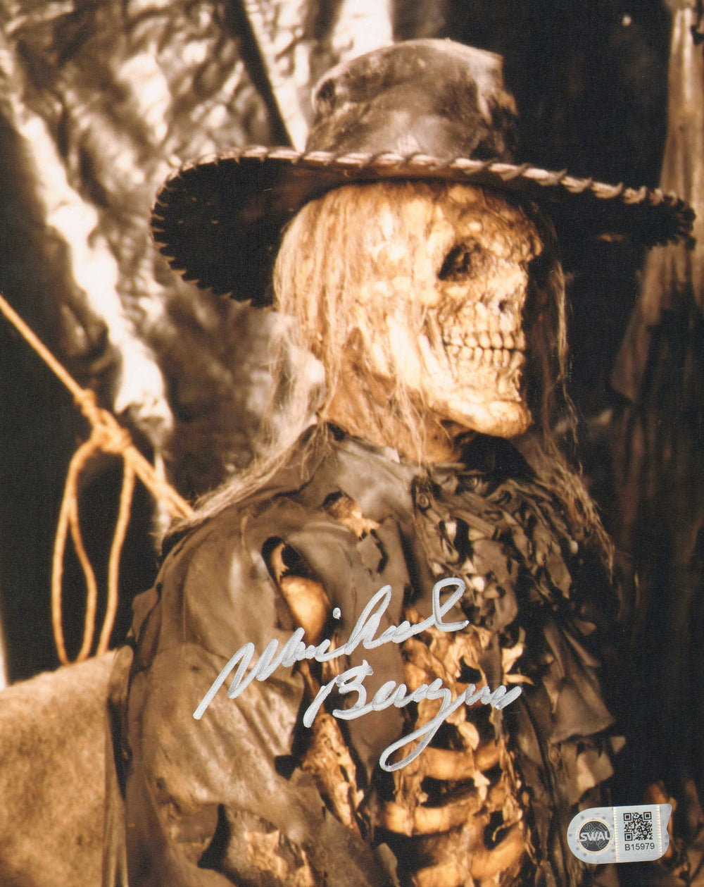 Michael Berryman as The Skull Cowboy in The Crow (SWAU) Signed 8x10 Photo
