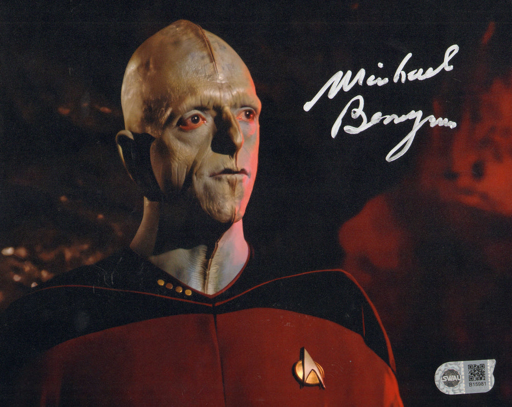 Michael Berryman as Captain Rixx in Star Trek: The Next Generation (SWAU) Signed 8x10 Photo