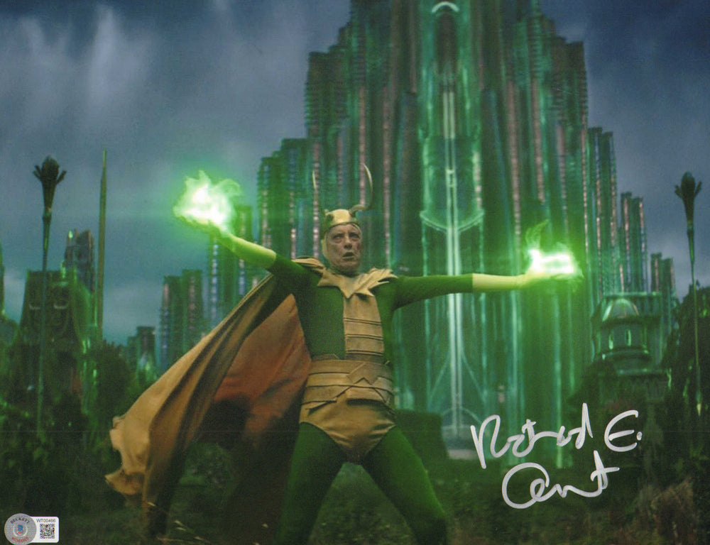 Richard E. Grant as Classic Loki in Loki (Beckett) Signed 11x14 Photo