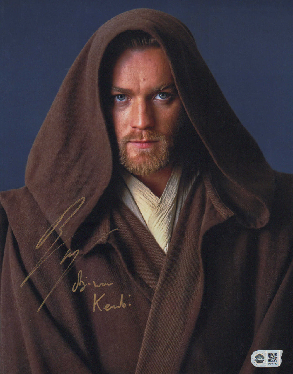Ewan McGregor as Obi-Wan Kenobi in Star Wars Episode III: Revenge of the Sith (SWAU) Signed 11x14 Photo with Character Name