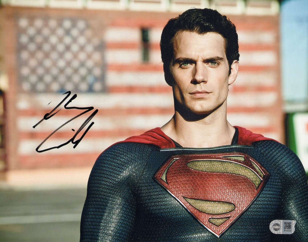 Henry Cavill as Superman in Superman: Man of Steel (SWAU) Signed 11x14 Photo