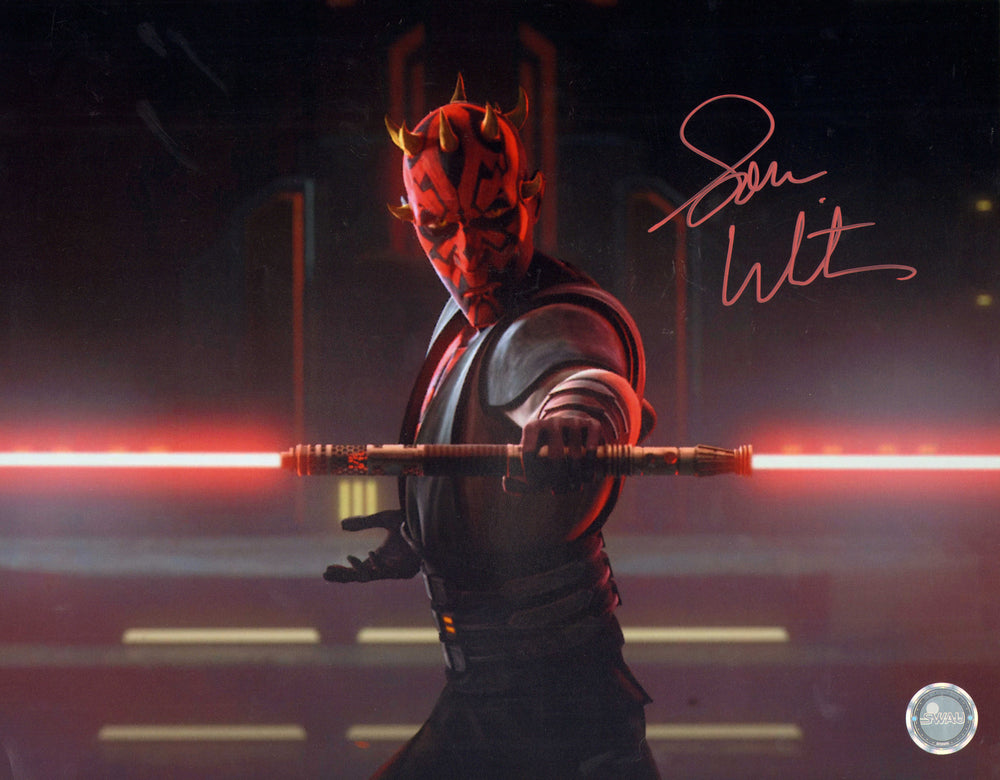 Sam Witwer as Darth Maul in Star Wars: The Clone Wars (SWAU) Signed 11x14 Photo