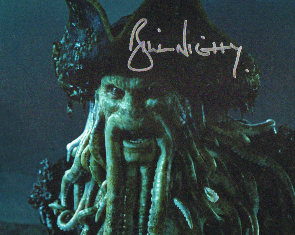 Bill Nighy as Davy Jones in Pirates of the Caribbean: Dead Man's Chest Signed 8x10 Photo
