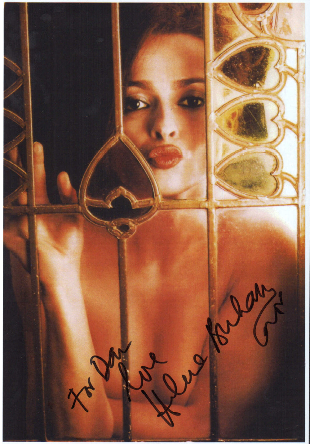 Helena Bonham Carter from Fight Club, Harry Potter, and Sweeny Todd Sexy Signed 8x11 Photo
