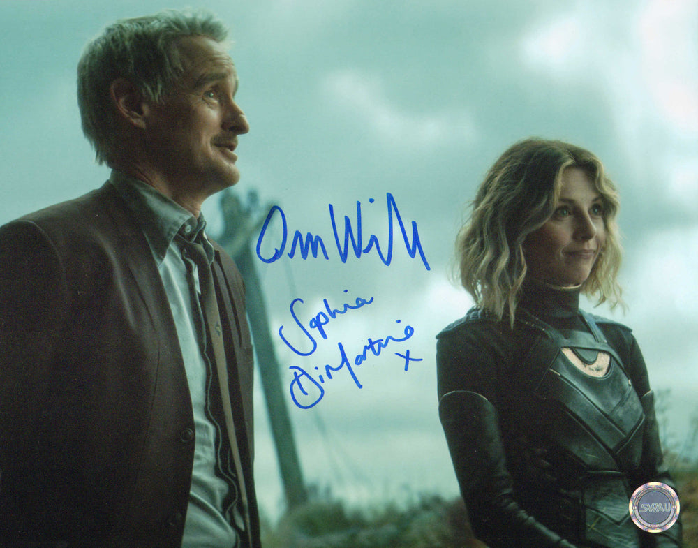 Owen Wilson as Mobius M. Mobius & Sophia Di Martino as Sylvie in Loki (SWAU) Signed 11x14 Photo