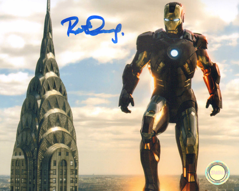 Robert Downey Jr. as Iron Man in The Avengers (SWAU) Signed 8x10 Photo