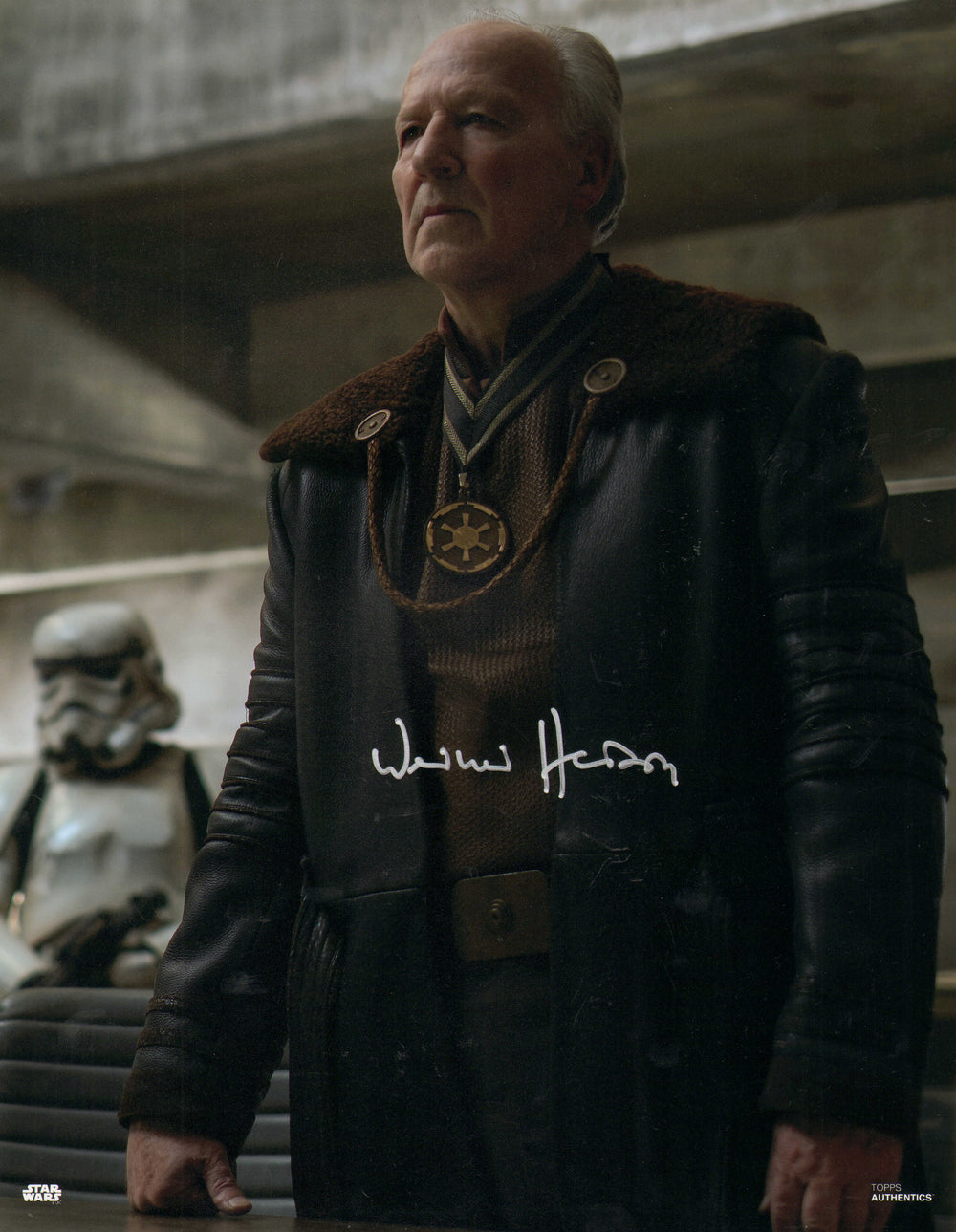 Werner Herzog as The Client in Star Wars: The Mandalorian (Beckett) Signed 11x14 Photo