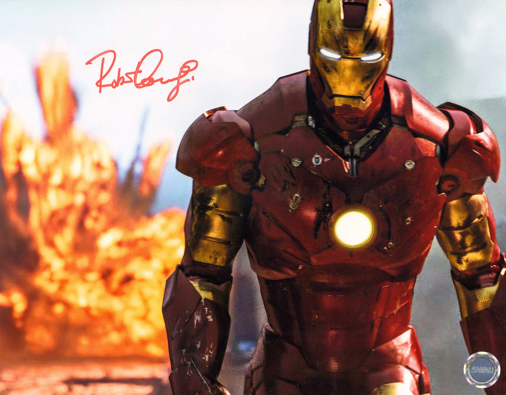 Robert Downey Jr. as Iron Man in Iron Man (SWAU) Signed 11x14 Photo