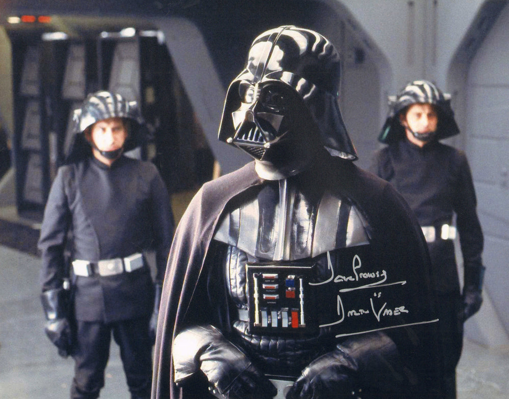 Dave Prowse as Darth Vader in Star Wars: Return of the Jedi Signed 11x14 Photo with Character Name