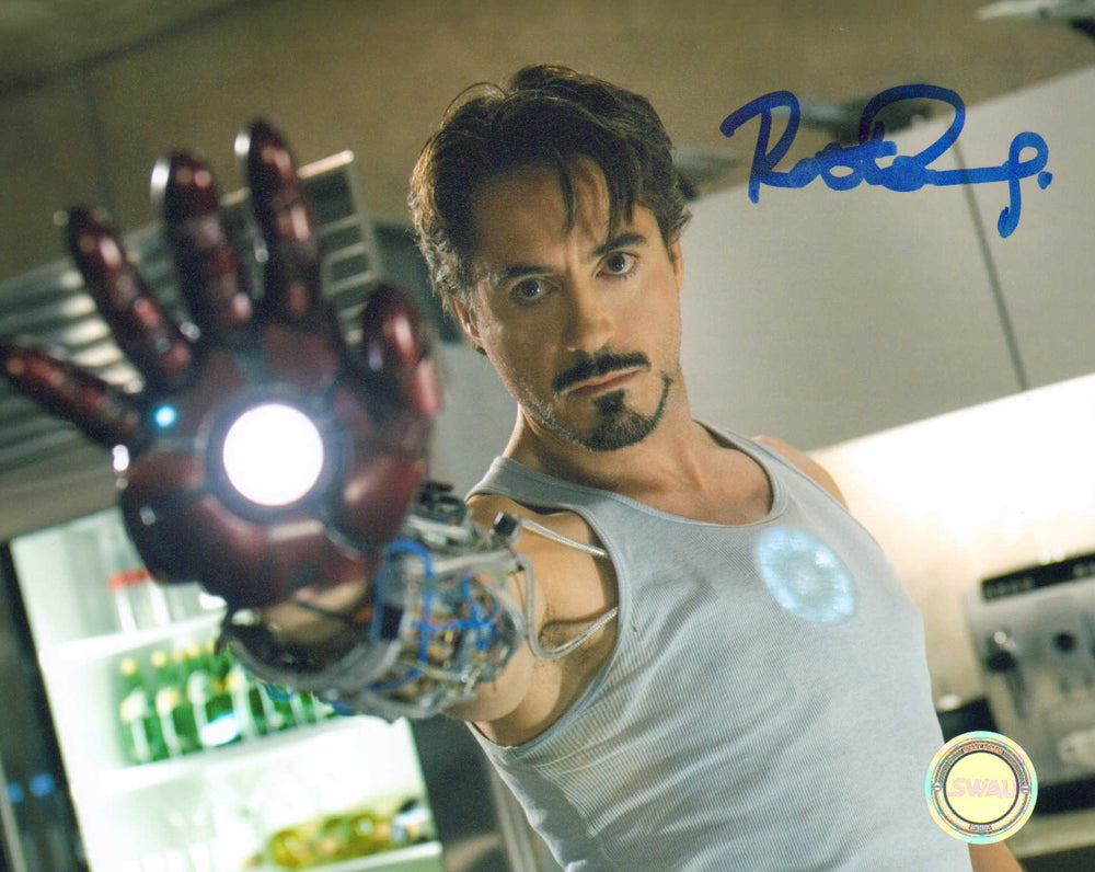 Robert Downey Jr. as Tony Stark / Iron Man in Iron Man (SWAU) Signed 8x10 Photo