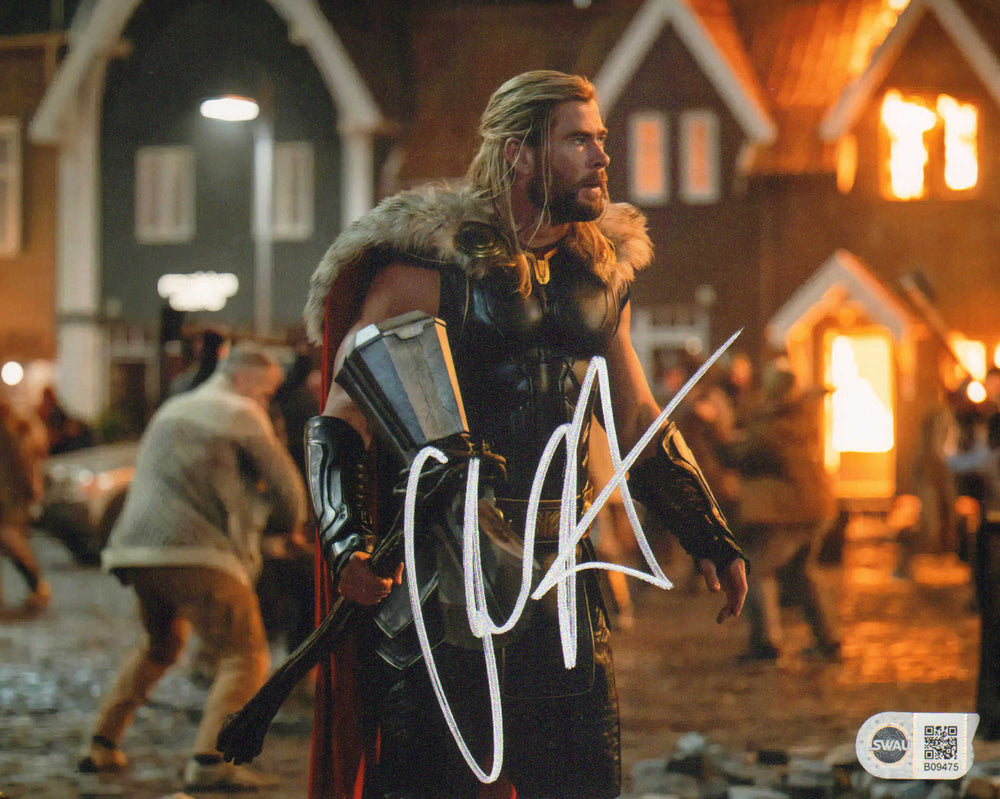 Chris Hemsworth as Thor in Thor: Love and Thunder (SWAU) Signed 8x10 Photo