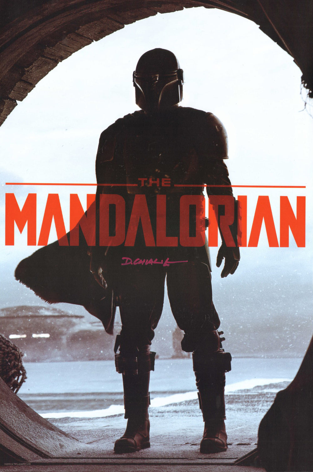 Doug Chiang Visual Effects Artist of Star Wars: The Mandalorian Signed 13x19 Mini Poster