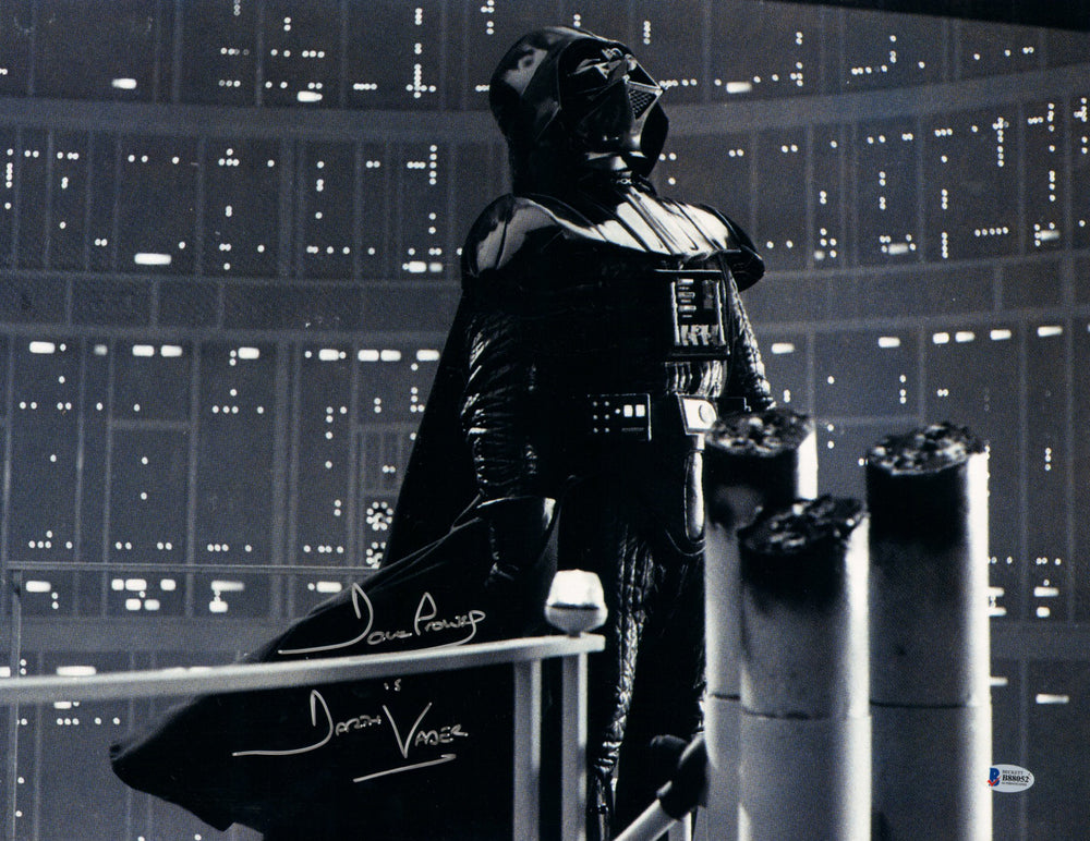 Dave Prowse as Darth Vader in Star Wars: The Empire Strikes Back (Beckett) Signed 16x20 Photo with Character Name